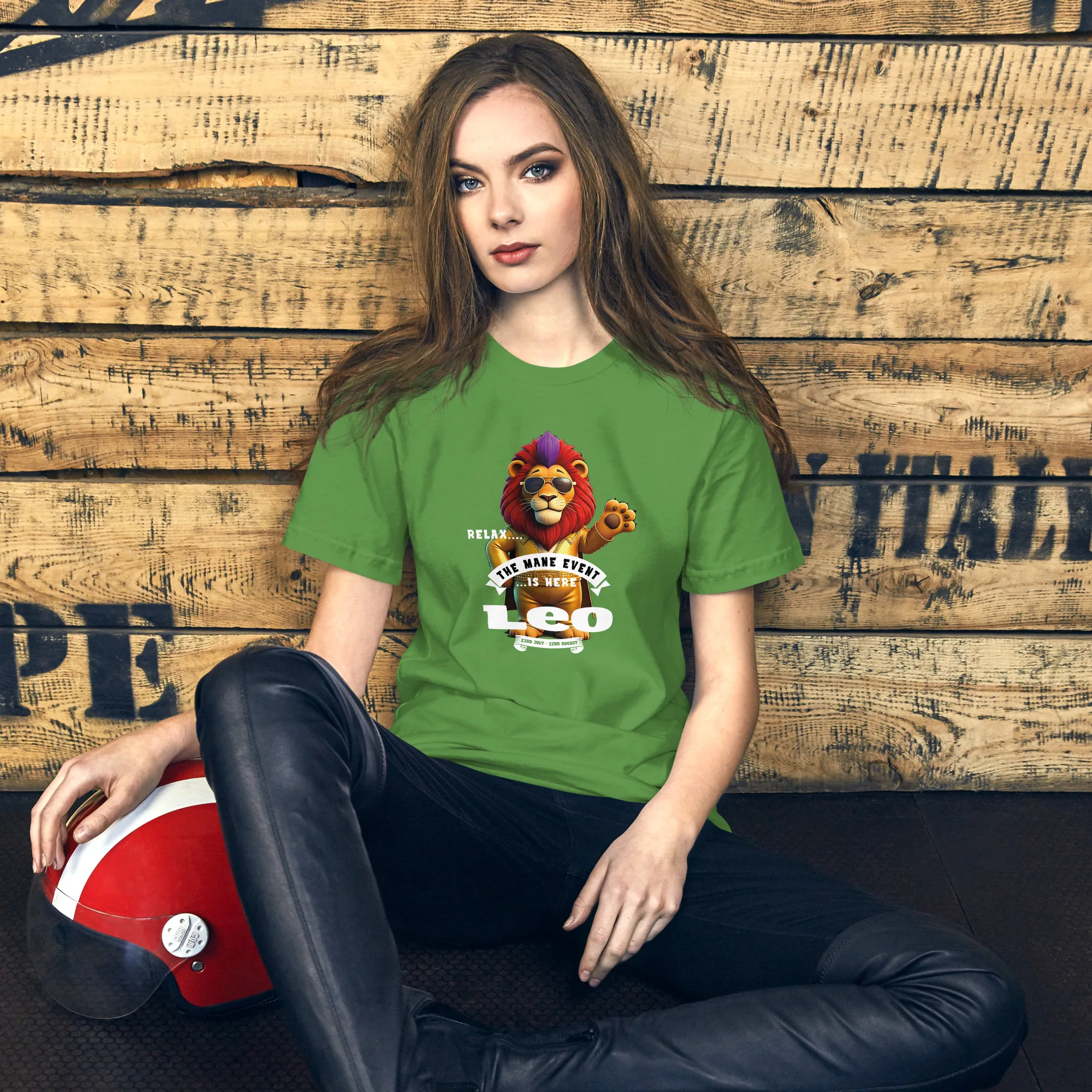 LEO - Relax, the Mane event is here....Unisex t-shirt - Image 20