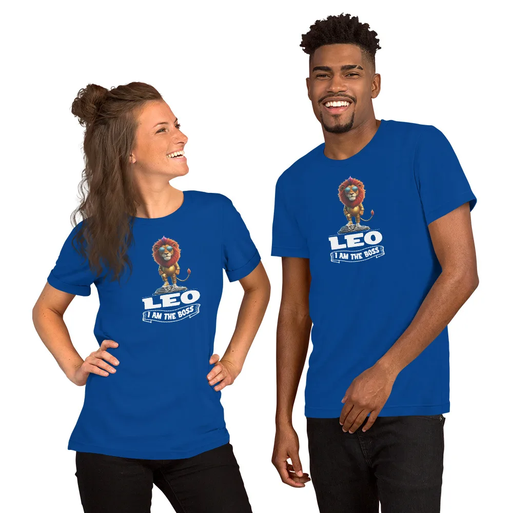 Leo - I'm the Boss Unisex t-shirt - Image 3